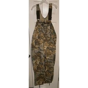 Walls Bib Overalls Mens 42x32 Camo Advantage Hunting Outdoor Pants USA Made Y2K